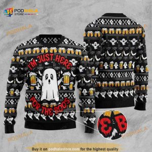 Boo Beer Halloween Christmas Occasion Ugly Xmas Sweater