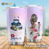 Books And Coffee Just A Girl Personalized Coffee Tumbler