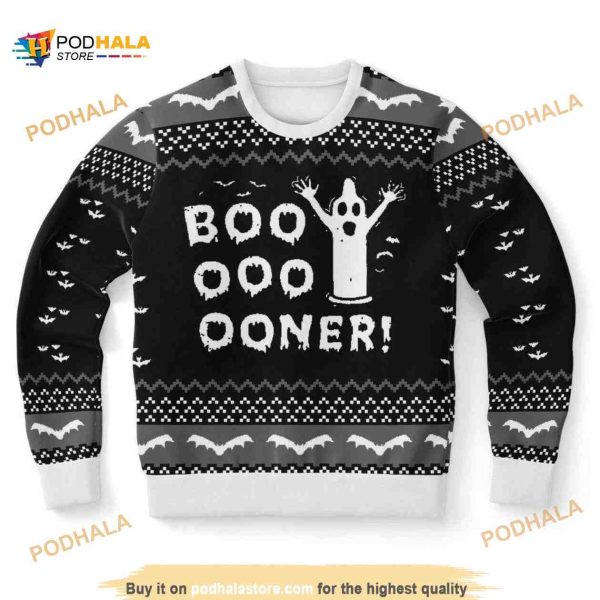 Booner Little Ghost Christmas 3D Funny Ugly Sweater