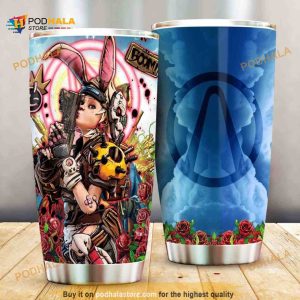 Borderlands Coffee Tumbler Tina Red Rose Travel Coffee Tumbler