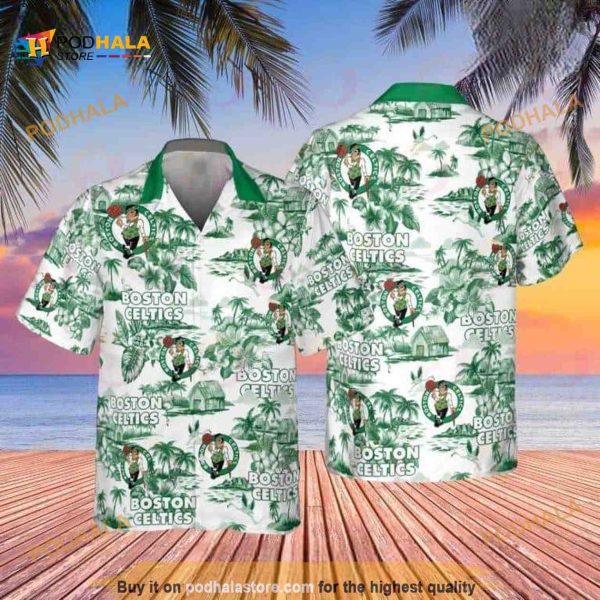 Boston Celtics Funny Hawaiian Shirt, Summer Gift For Friend