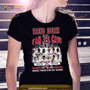 Official boston red sox est 1901 where there no off season 2023 T-shirts,  hoodie, tank top, sweater and long sleeve t-shirt