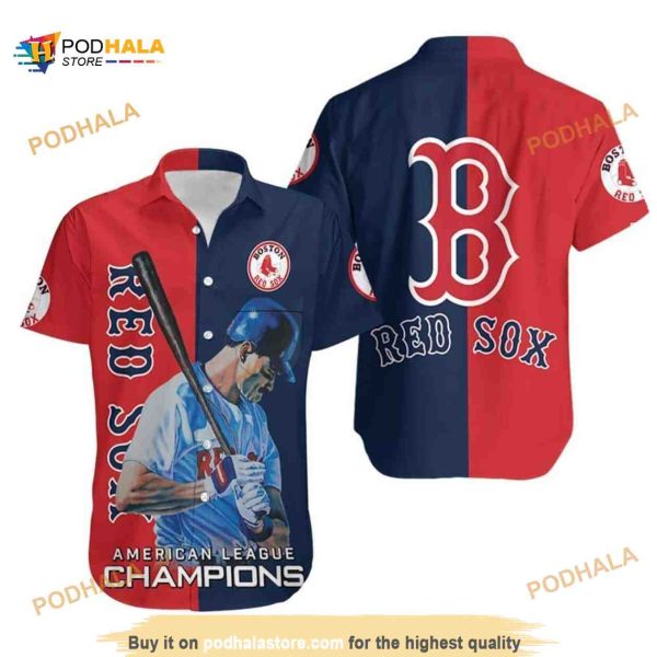 Boston Red Sox MLB Hawaiian Shirt, Legend Jim Rice 14 Aloha Shirt