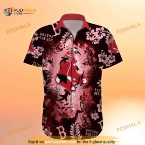 Boston Red Sox MLB Hawaiian Shirt, Ocean Fish Beach Lovers Gift