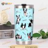 Boston Terrier Dog Woof Gift Travel Coffee Tumbler