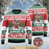 Bowling Lovers Gift Oh Bowly Night Grumpy Cat Ugly Christmas Sweater