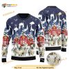 Brahman Cattle Lovers Christmas Snow Farm Wool Funny Ugly Christmas Sweater