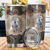 Brocade Horse Stainless Steel Cup Coffee Tumbler