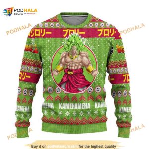 Broly Dragon Ball Anime Fan Ugly Wool Sweater