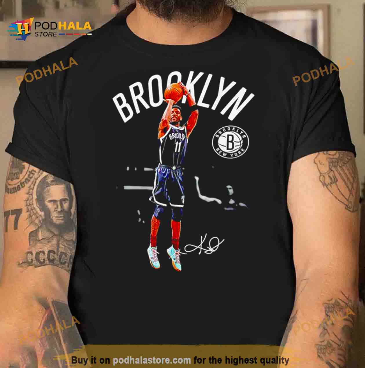 Brooklyn Nets Kyrie Irving Charge signature Shirt Brooklyn Nets Kyrie Irving Charge signature Shirt
