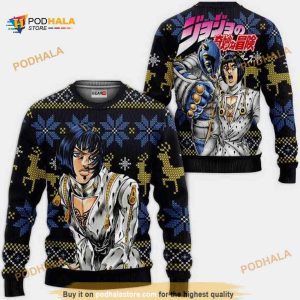 Bruno Bucciarati Anime Jjba Xmas Ugly Christmas Sweater
