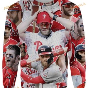 Bryce Harper All Over Printed Funny Ugly Christmas Sweater