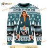 Btches Get Stuff Done AOC Christmas Ugly Wool Sweater