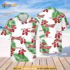Budweiser Beer Hawaiian Shirt, Hibiscus Flower Pattern Aloha Shirt