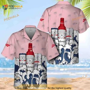 Budweiser Beer Hawaiian Shirt, Summer Gift For Beach Lovers Aloha Shirt