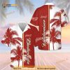 Budweiser Beer Hawaiian Shirt, Tropical Coconut Tree Beach Lovers Gift Aloha Shirt