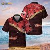 Budweiser Hawaiian Shirt, Palm Tree Blend Polynesian Pattern Beer Lovers Gift Aloha Shirt