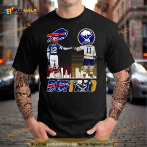 Buffalo Bills And Buffalo Sabres Kelly And Perreault Signatures 2023 Shirt 2
