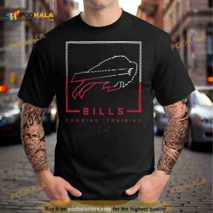 Buffalo Bills Combine Training Clutch Logo Shirt 2