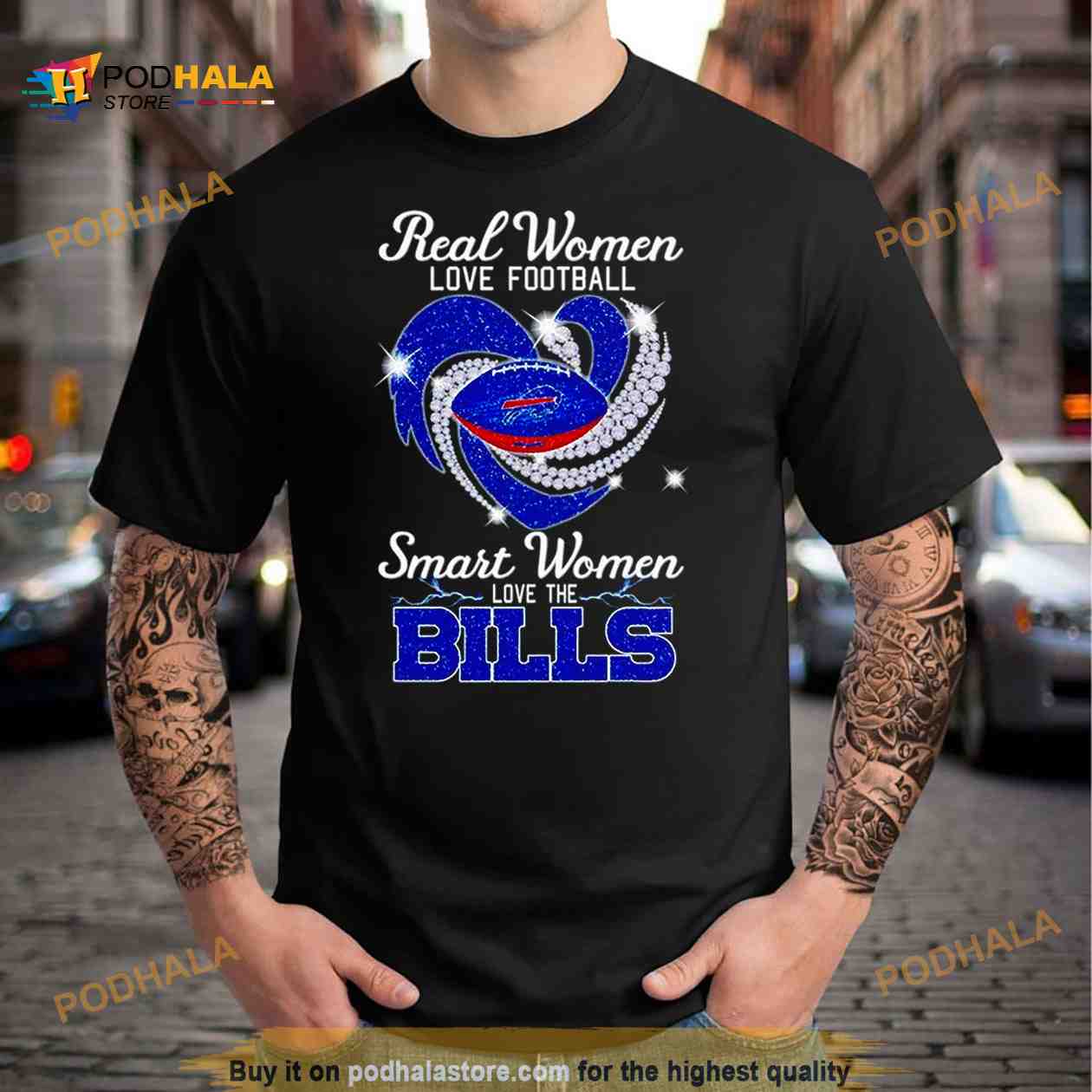 I Love The Bills Funny Tee The Buffalo Bills Merch - Printing Ooze