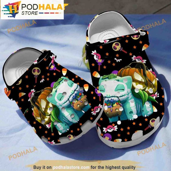 Bulbasaur Pokemon 3D Halloween Crocs