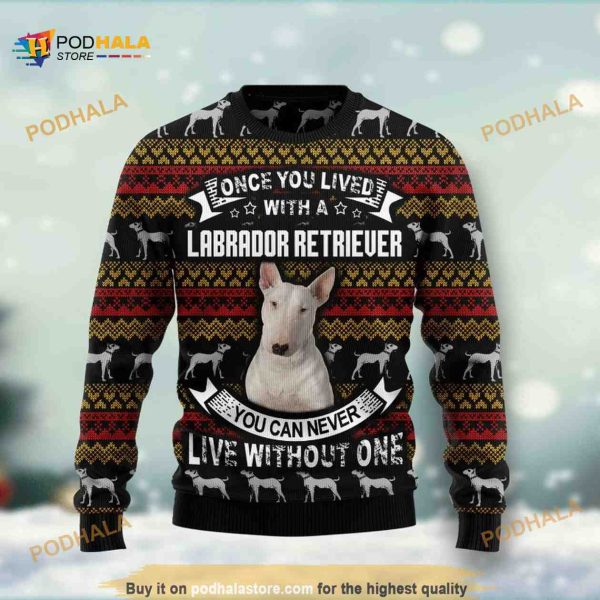 Bull Terrier Christmas Funny Ugly Christmas Sweater 3D