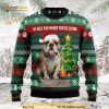 Bulldog Loves Snacks Xmas Funny Ugly Christmas Sweater 3D