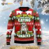 Bulldog Snacks 3D Funny Ugly Christmas Sweater