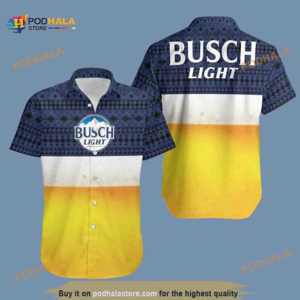 Busch Light Hawaiian Shirt, A New Beer All Over Print