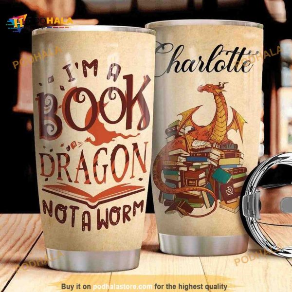 Butterfly Book Magic Goodbook Personalized Coffee Tumbler
