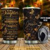 Butterfly Sunflower To My Daughter From Mom Personalized Coffee Tumbler