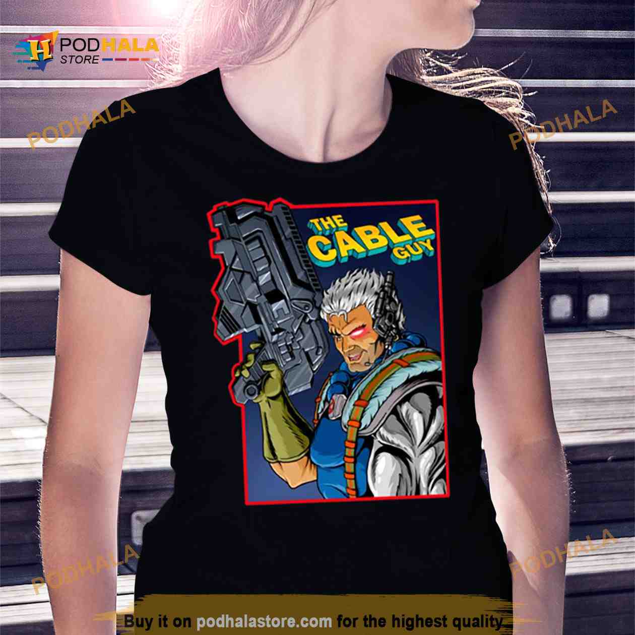 Cable Guy Marvel 90s Comics Shirt Cable Guy Marvel 90s Comics Shirt