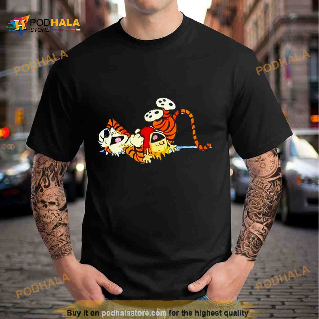 Calvin và Hobbes smile Shirt Calvin và Hobbes smile Shirt
