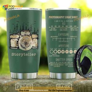 Camera Tell Your Story Stainless Steel Cup Coffee Tumbler