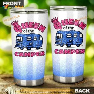 Camper Queen Gift Travel Coffee Tumbler All Over Print