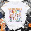 Can You Make A Happy Face Jack O' Lantern Halloween Shirt For Music Lovers