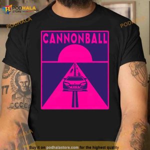 Cannonball Run Pink Logo Shirt 2
