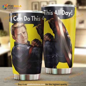 Captain America Chris Evans I Can Do This Coffee Coffee Tumbler