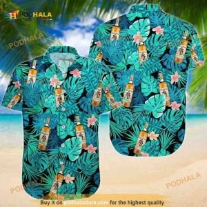 Captain Morgan Hawaiian Shirt, Tropical Palm Leaves Beach Lovers Gift