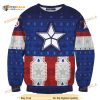 Captain Rogers Unisex Xmas 3D Funny Ugly Christmas Sweater