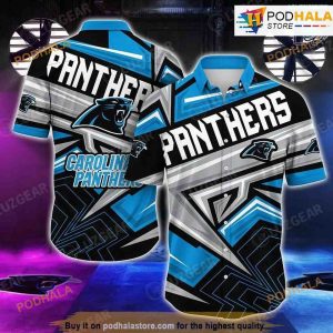 Carolina Panthers NFL Hawaiian Shirt Trending Summer For Sports Fans, Carolina Panthers Gift