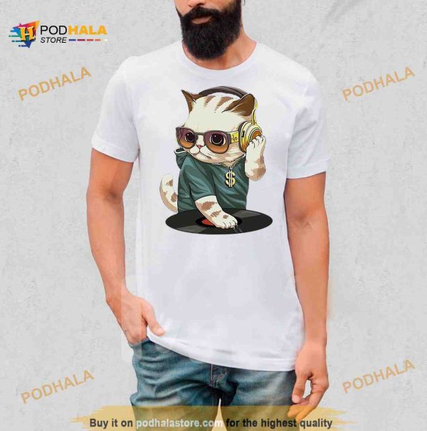 Cat DJ Phee Lyne Shirt