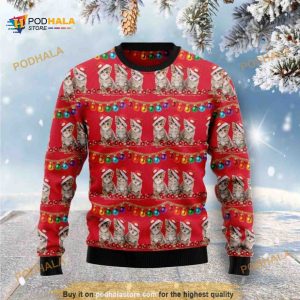 Cat Themed Kitten 3D Funny Ugly Christmas Sweater Christmas