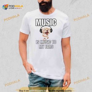 Cat music is music to my ears Shirt 2