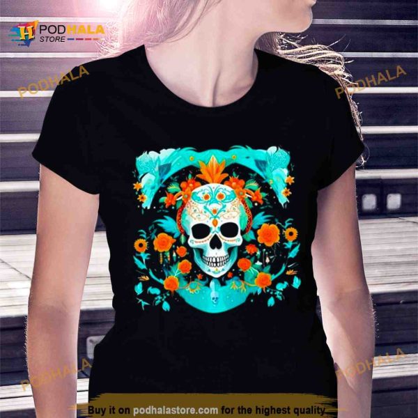 Catrina Skull Halloween 2023 T Shirt