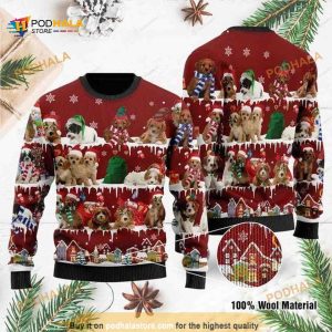 Cavoodle Funny Ugly Sweater Christmas 3D