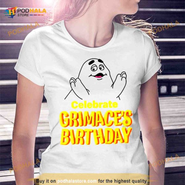 Celebrate Grimaces birthday Shirt