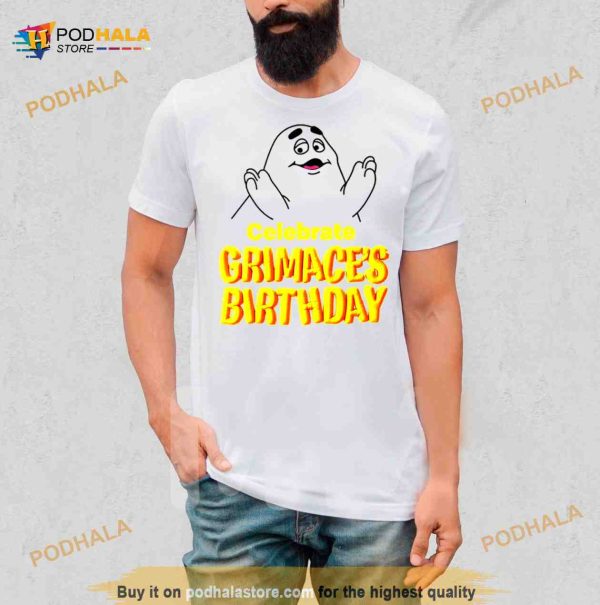 Celebrate Grimaces birthday Shirt