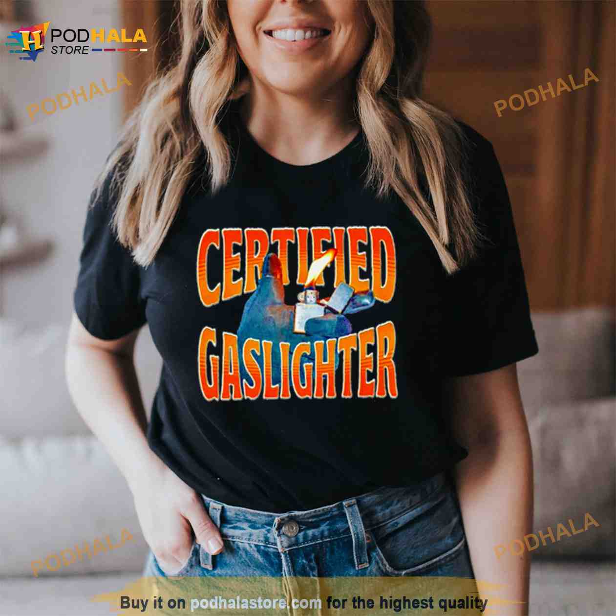 Certified Gaslighter Shirt Certified Gaslighter Shirt