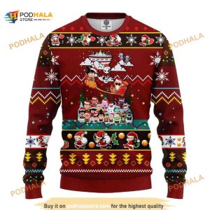 Characters Dragon Ball Anime Ugly Christmas Sweater